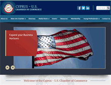 Tablet Screenshot of cyprususchamber.com